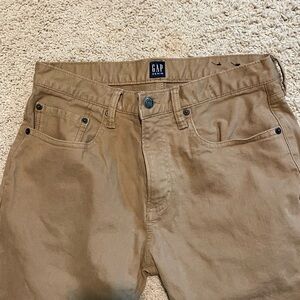 GAP Khaki Everyday Trousers size 29x30 slim